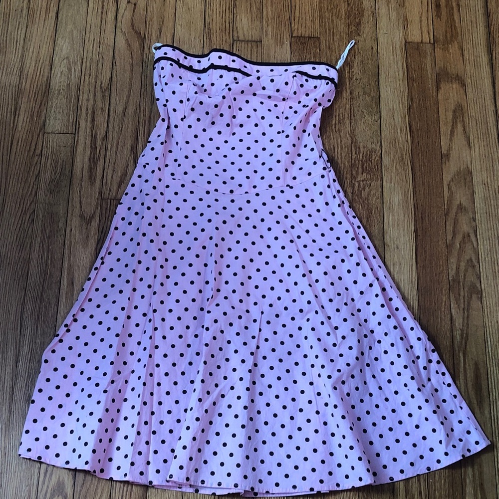 Ruby Rox Pink Polka Dot Mini Dress